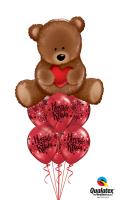 Beary Valentines Bouquet